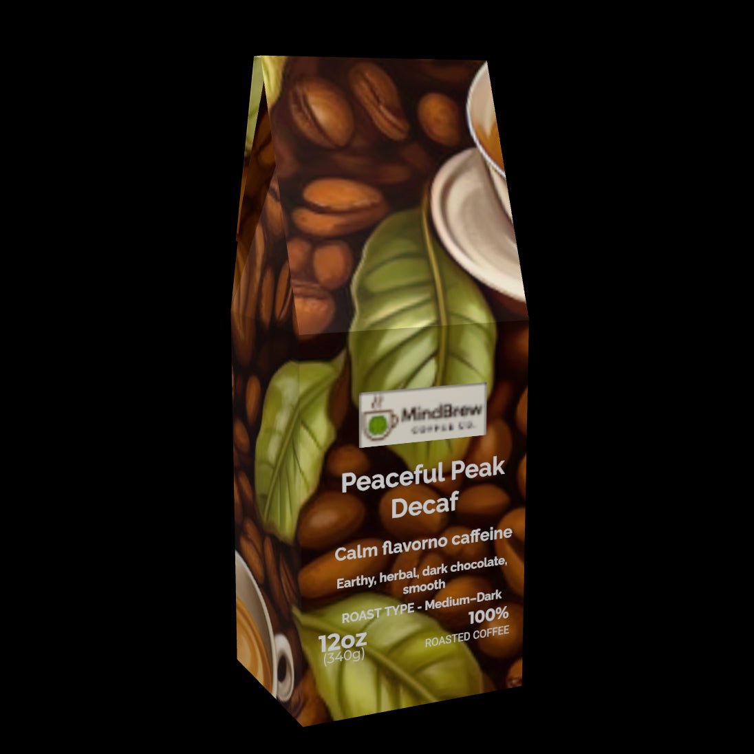 Peaceful Peak Decaf - MindBrew Coffee Company